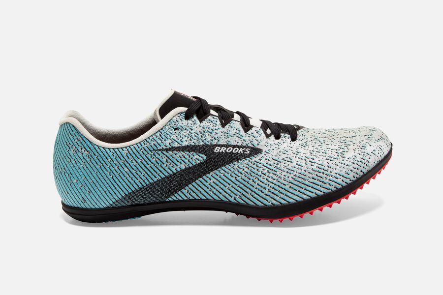 Brooks Mach 19 Spikeless Spikes Loopschoenen Heren - Grijs/Zwart - 210675KLD